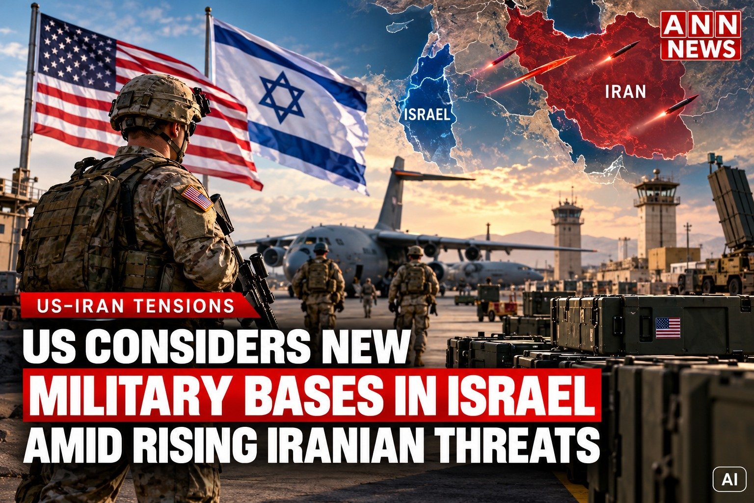 US Considers New Military Bases in Israel Amid Rising Iranian Threats