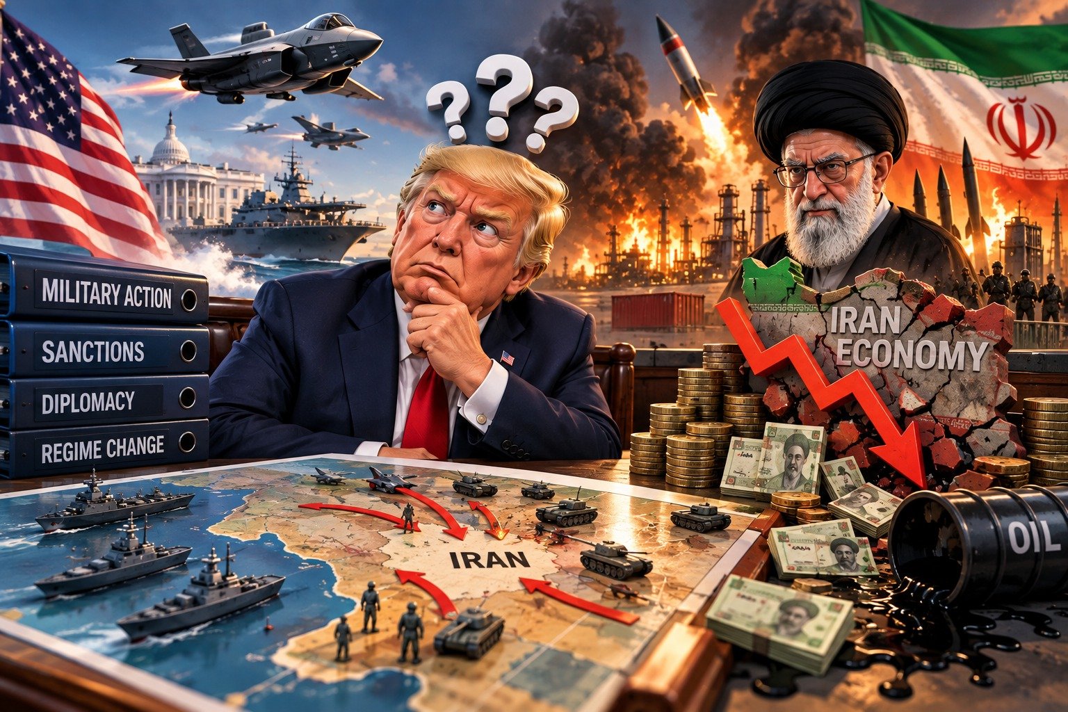 US–IRAN WAR: TRUMP’S DILEMMA, IRAN’S ECONOMIC CRISIS
