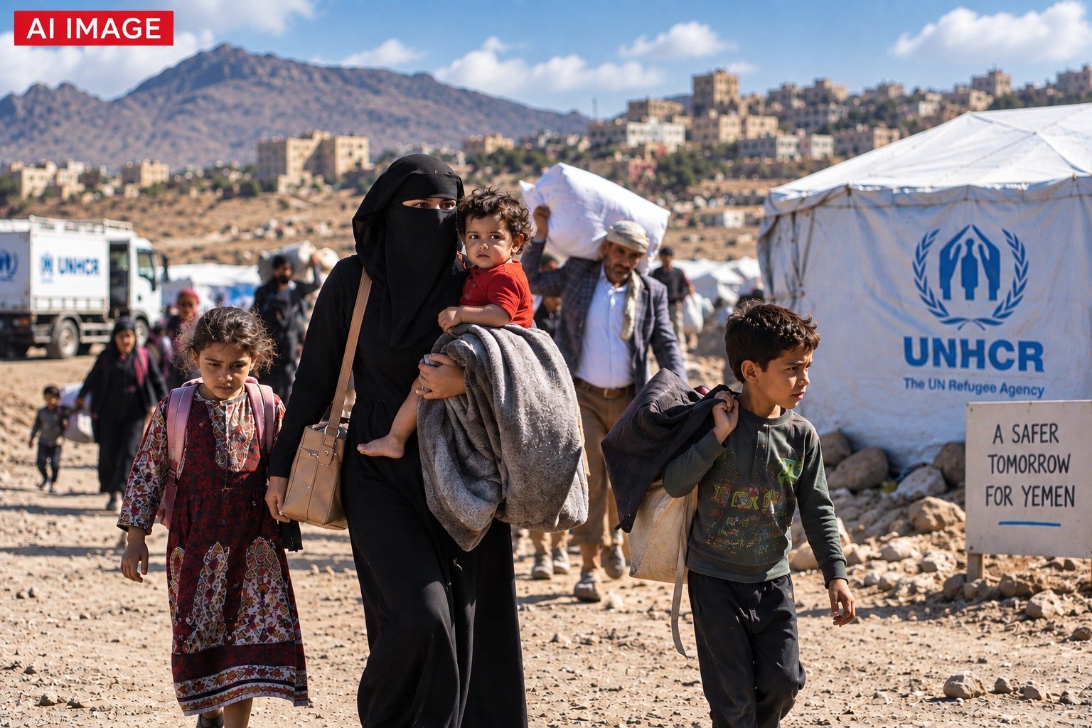 UNHCR warns that renewed fighting in Yemen could increase internal displacement to 230,000 and push Red Sea crossings to Djibouti to 10,000.