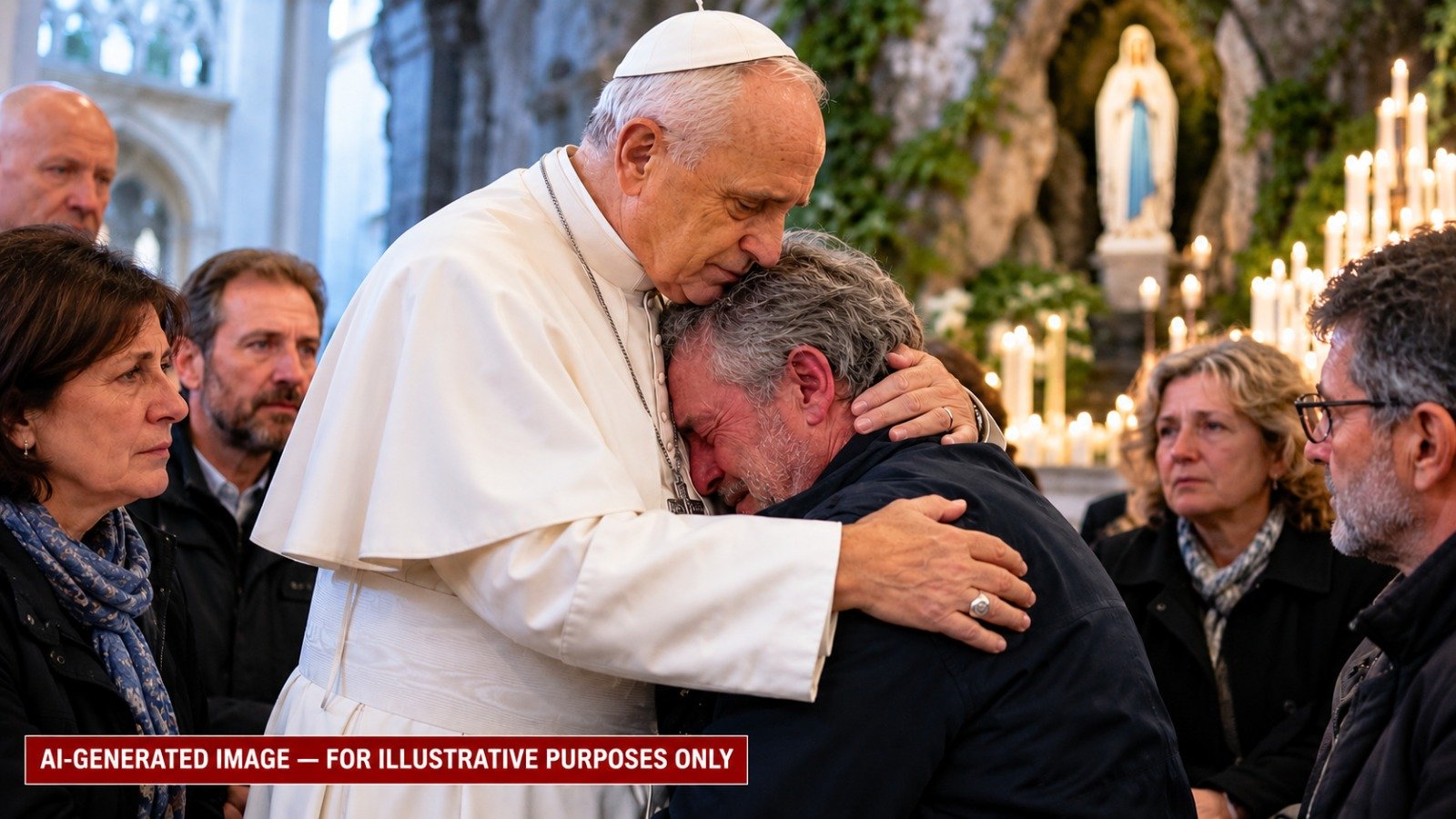 Pope Leo Meets French Abuse Survivors in Lourdes