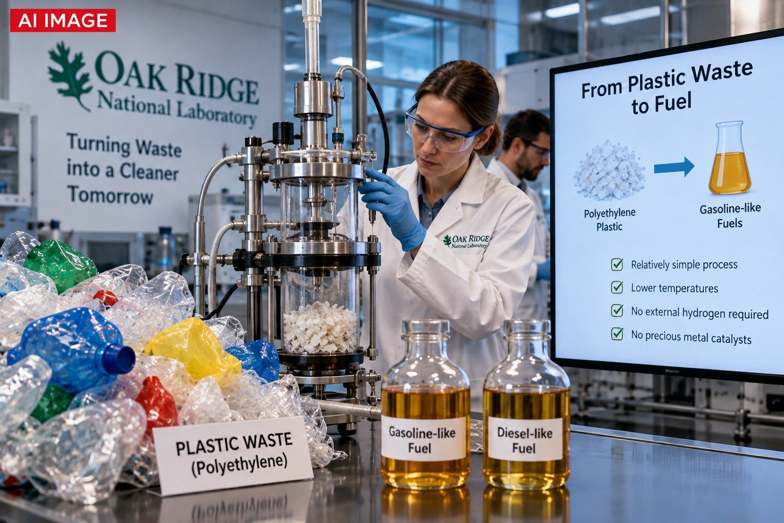 Scientists Find New Way to Turn Plastic Waste Into Gasoline and Diesel-Like Fuels