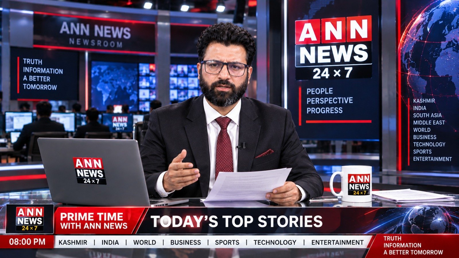From Srinagar to audiences across India, ANN News has grown from a local television newsroom into a wider media network spanning news, entertainment and publishing.
